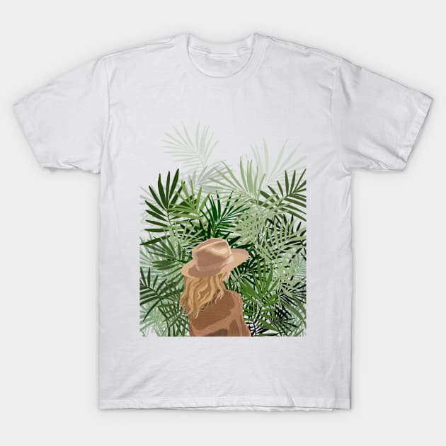 Calming Palms T-Shirt by gusstvaraonica